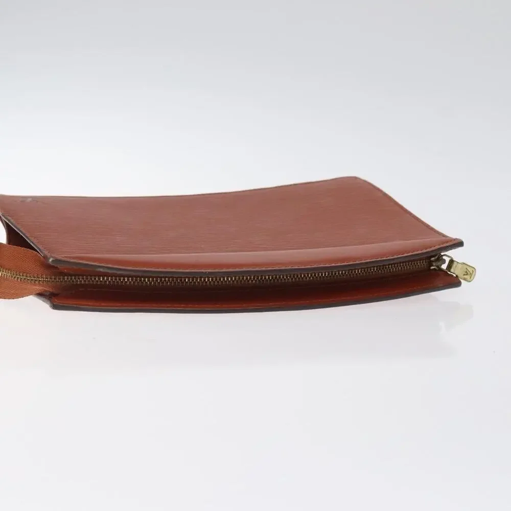 Louis Vuitton Epi Trousse Crete Pouch Brown